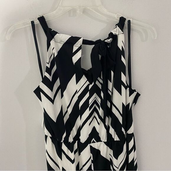Bcx Women’s Halter Neck Black and White Maxi Dress S - Picture 4 of 5